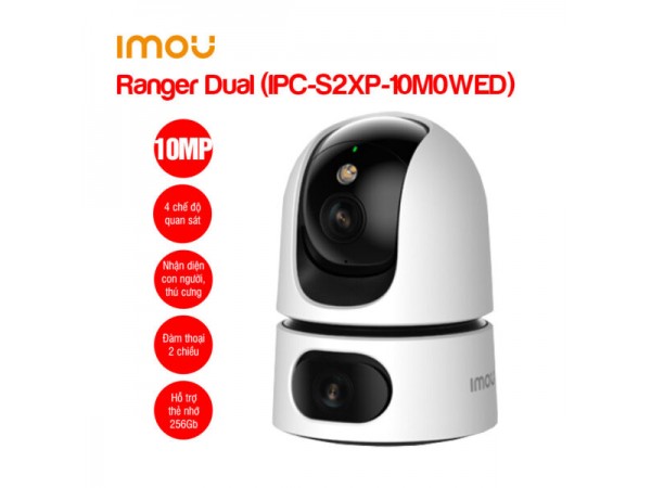 Camera Wifi iMOU 2 mắt Ranger Dual 10MP IPC-S2XP-10M0WED